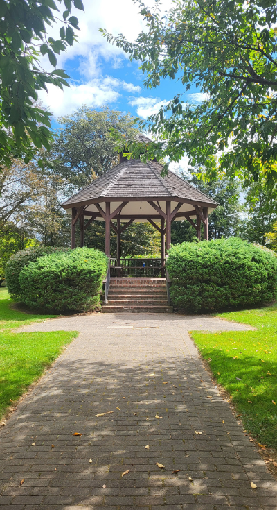 Gazebo on the Ballard Green in downtown Ridgefield