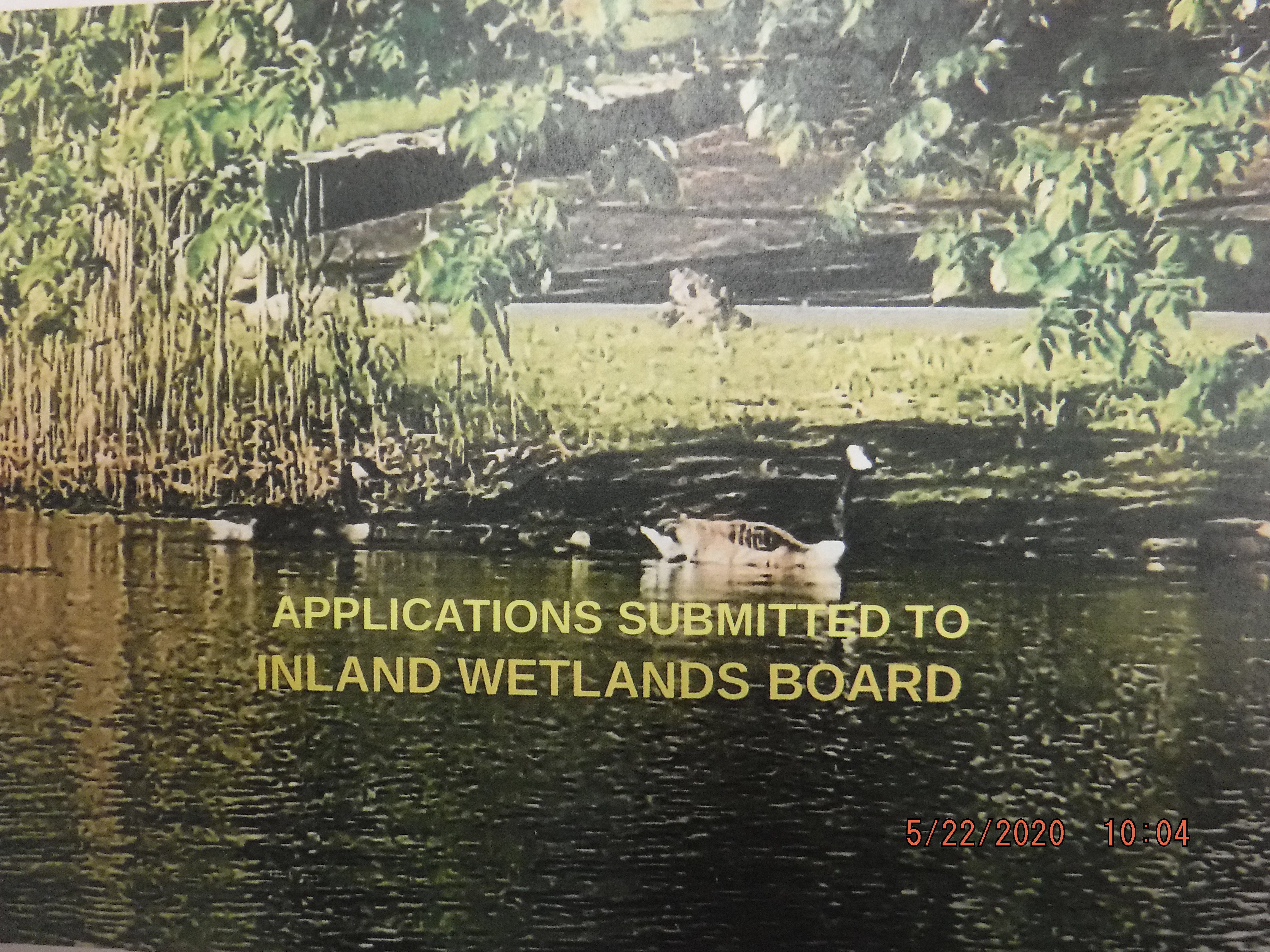 Applications Submitted to Inland Wetlands Board
