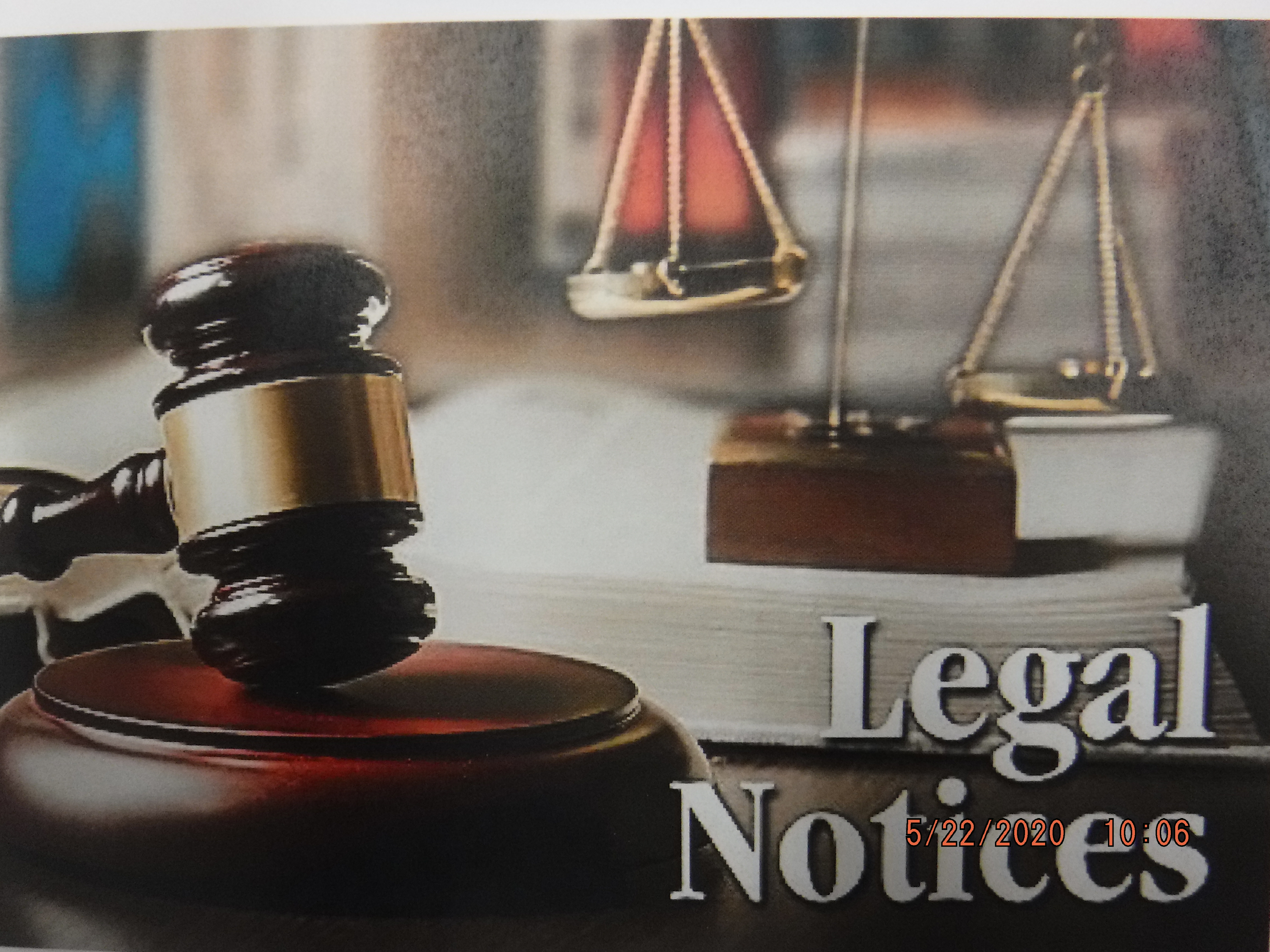 Legal Notices for Wetlands Applications
