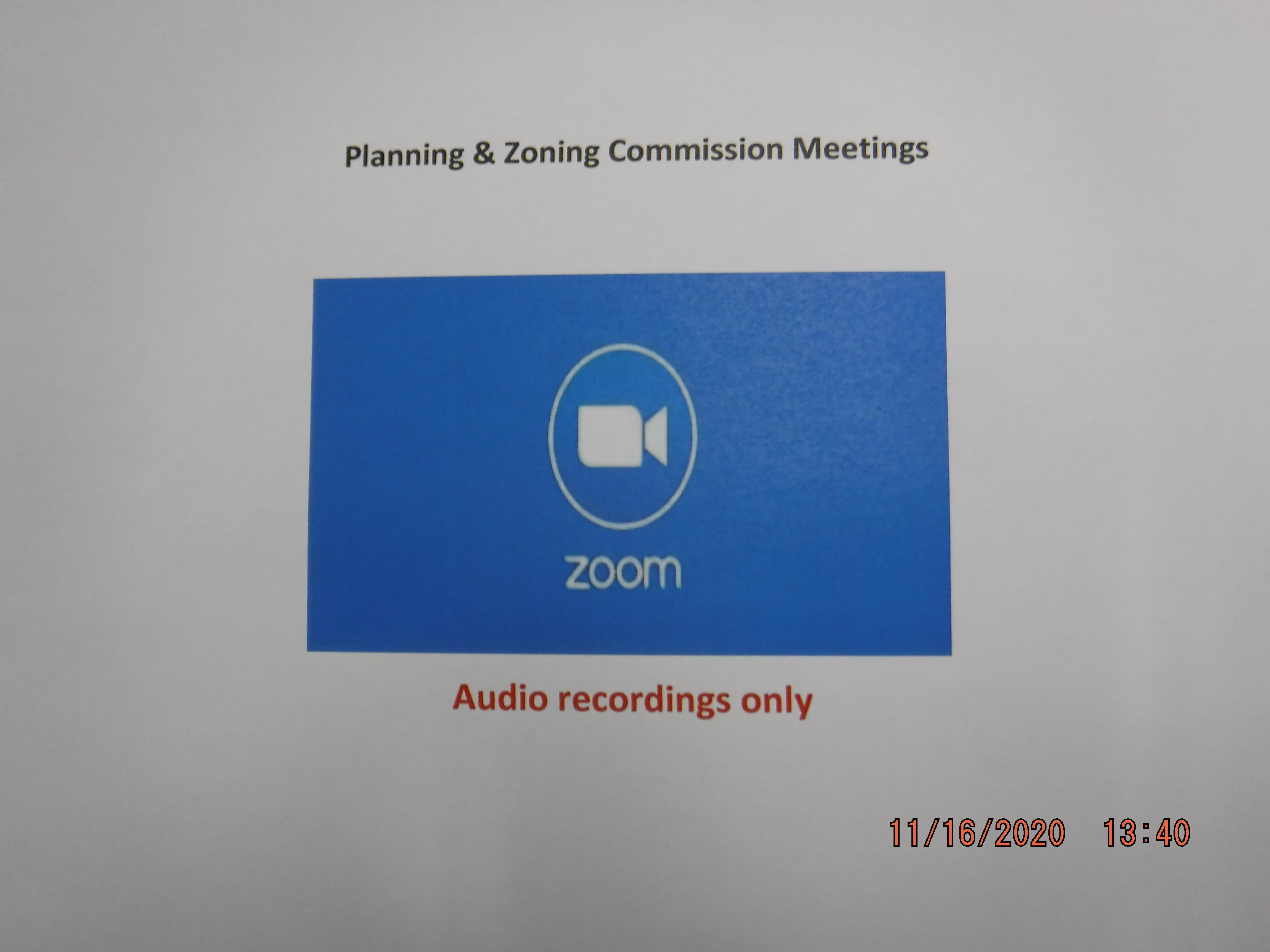 PZC Audio recordings