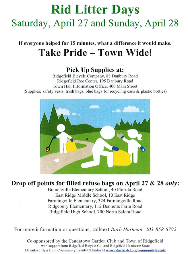 Rid Litter Days 4/27 and 4/28