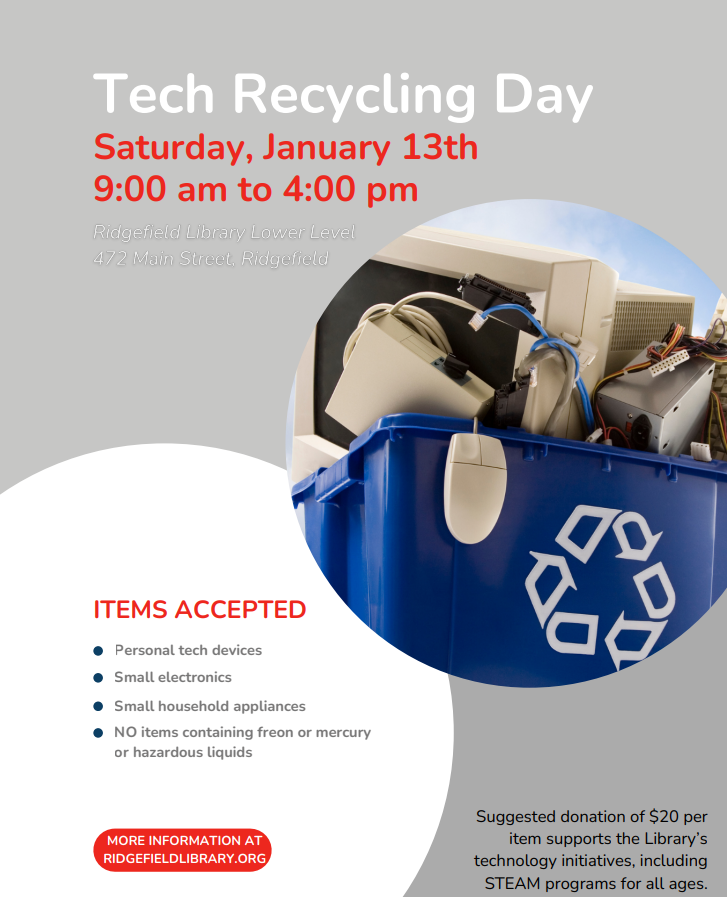 Tech Recycle Day Jan 13