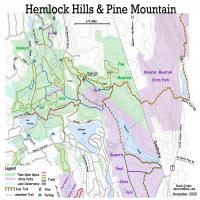 Hemlock Hills and Pine Mountain Map 2020