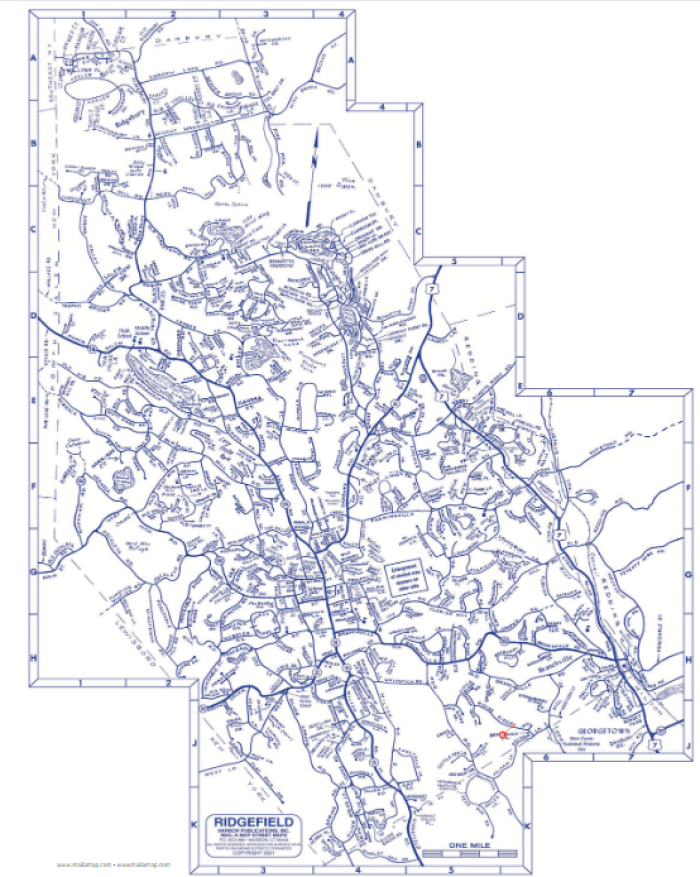 Ridgefield Street Map