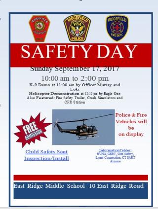 September 17 Safety Day at East Ridge Middle School