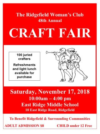 Ridgefield Craft Fair November 17, 2018 ERMS 
