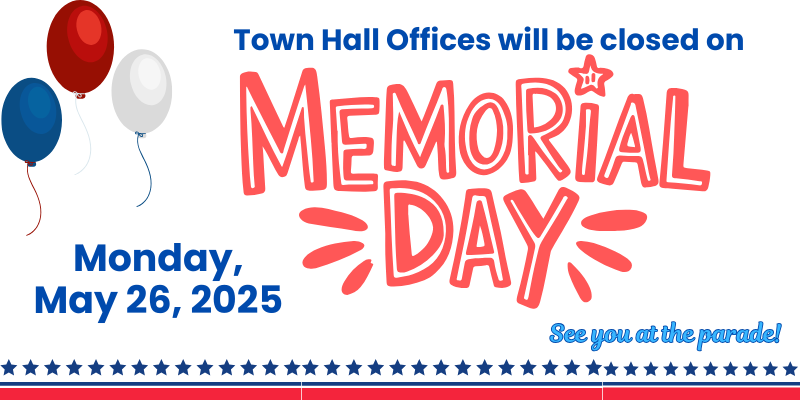 Closed for Memorial Day